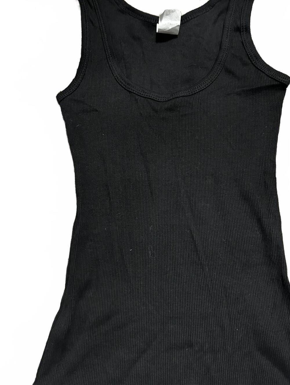 Y2K Monteau by Charlotte RusseBlack Ribbed Tank Size Small